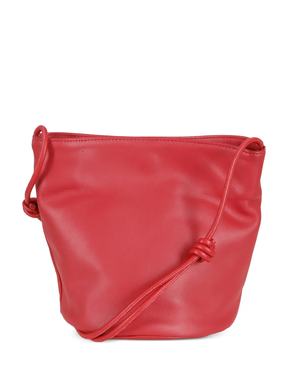La Piscine knot detail shoulder bag - Rosso
