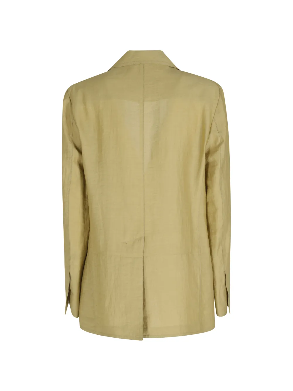 Golden Single-Breasted Blazer