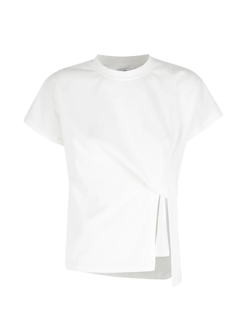 La Piscine side-slit T-shirt - Bianco