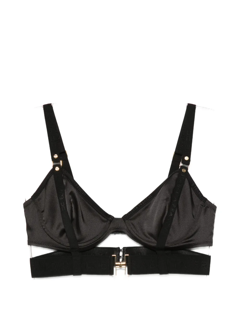 Elisabetta Franchi adjustable-straps bra - Nero