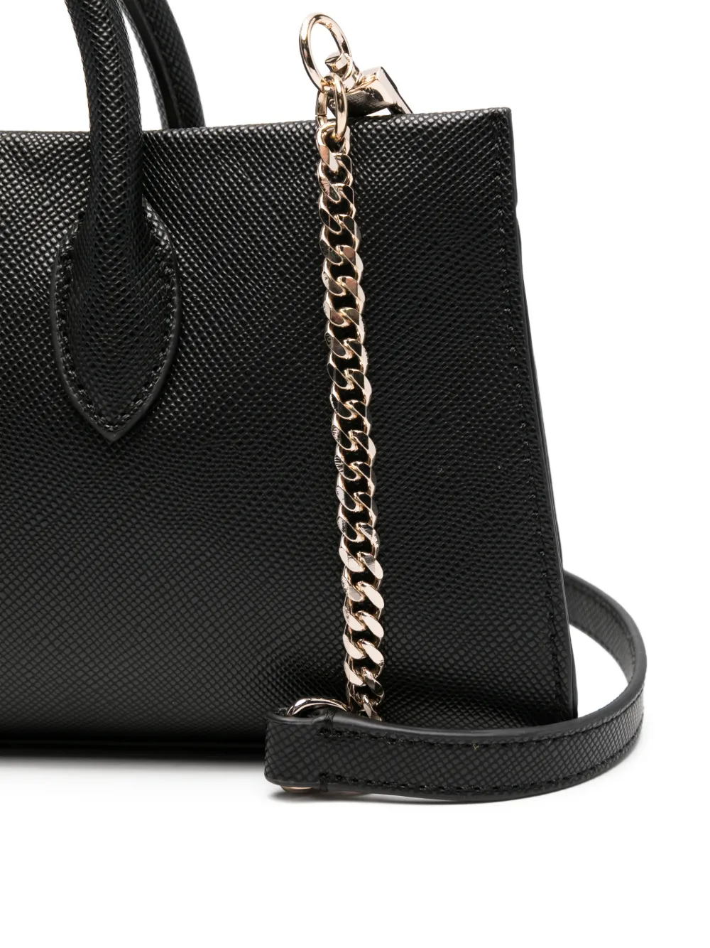 GUESS USA Shopper met logoplakkaat Zwart