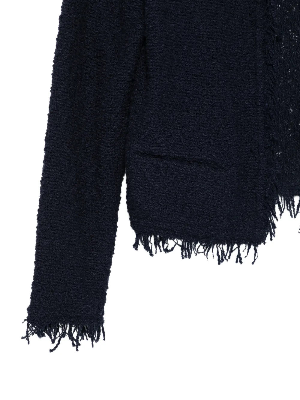  Iro Frayed Jacket - Blue 