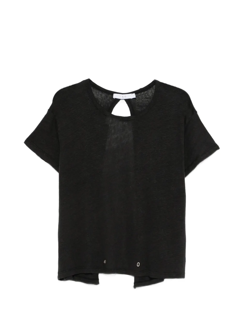 IRO Sorenza open-back T-shirt - Schwarz
