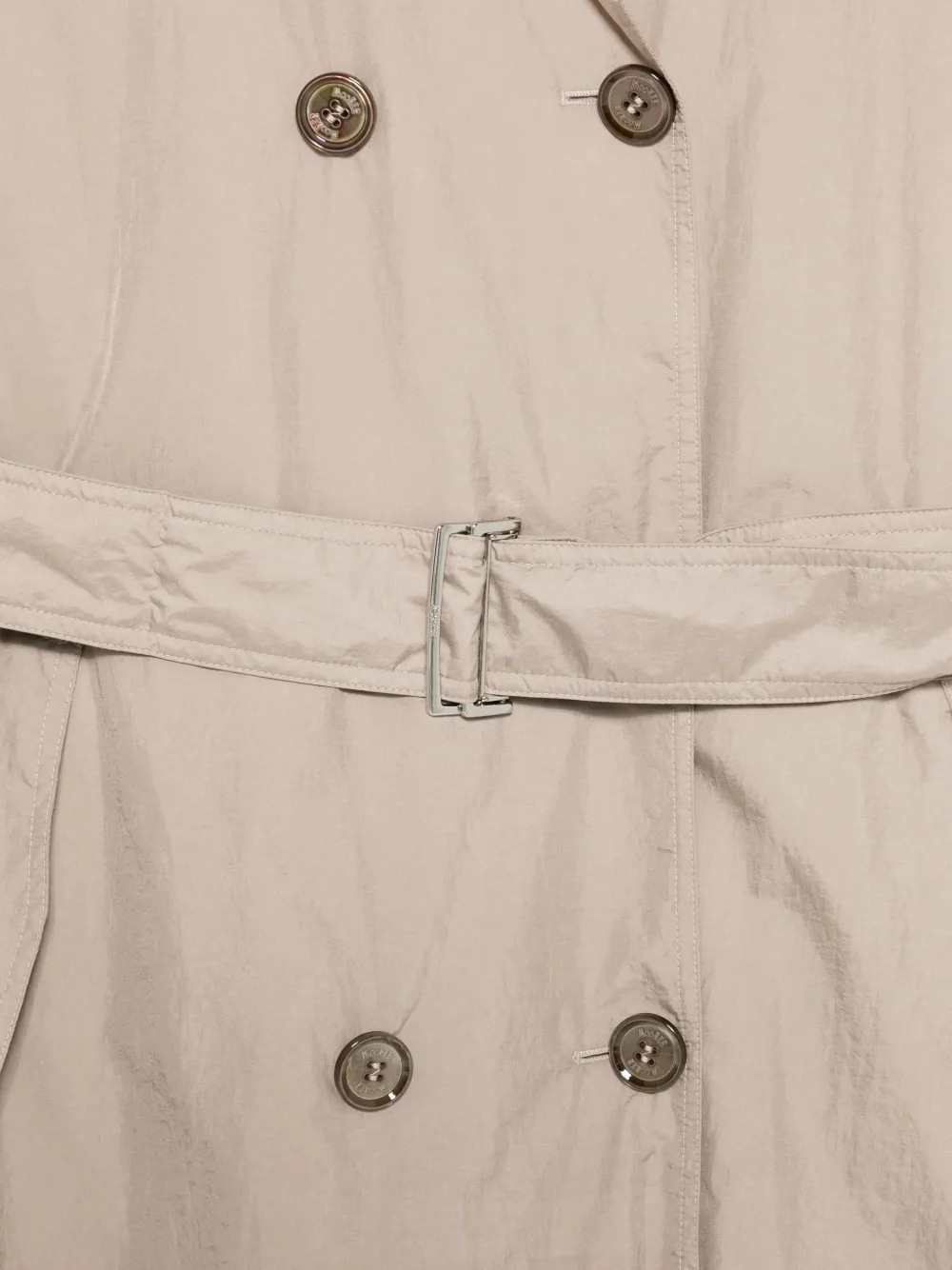 Moorer Cleopatra Belted Double-breasted Trench Coat - Neutrals 