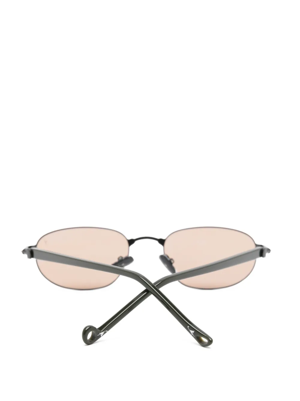  Eyepetizer Riad Oval-frame Sunglasses - Black 