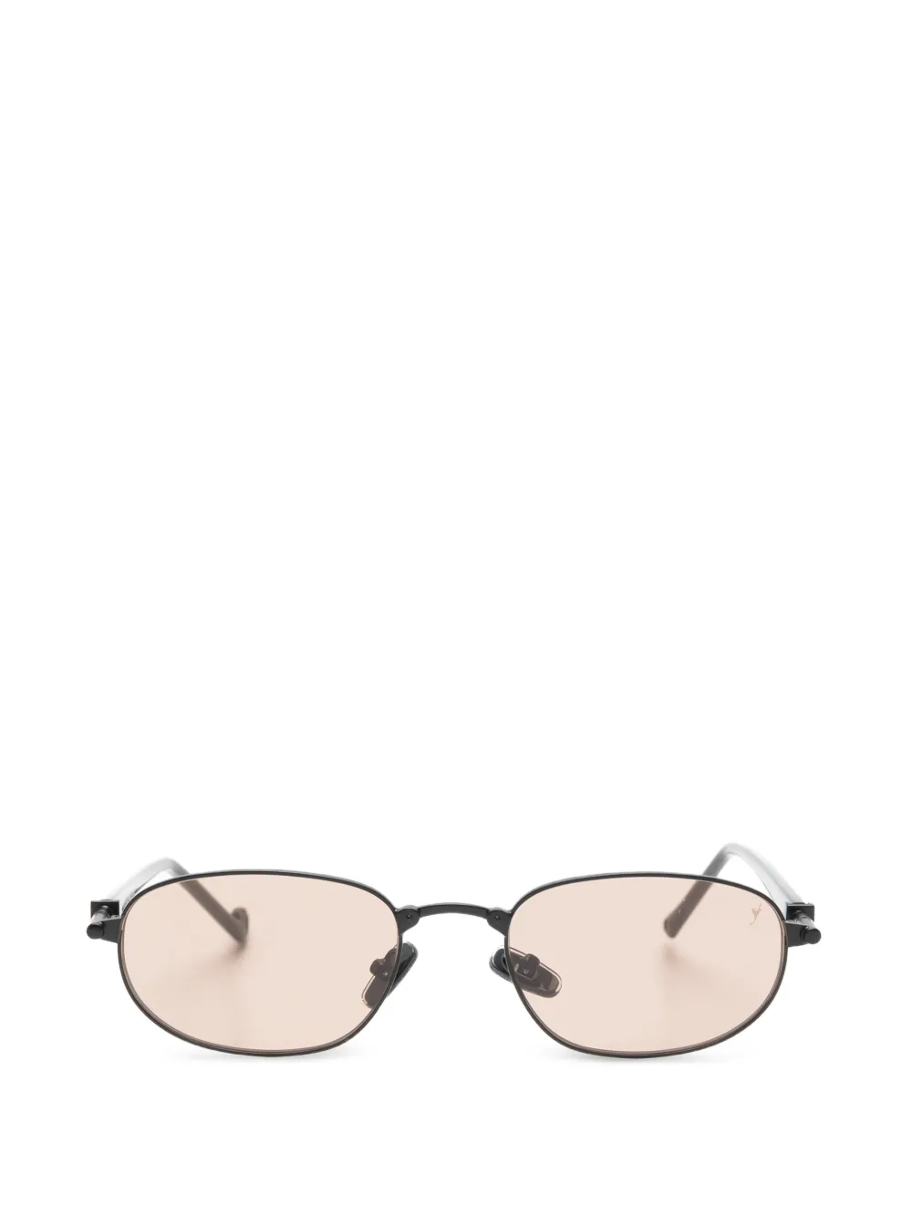 Eyepetizer Riad oval-frame sunglasses - Nero