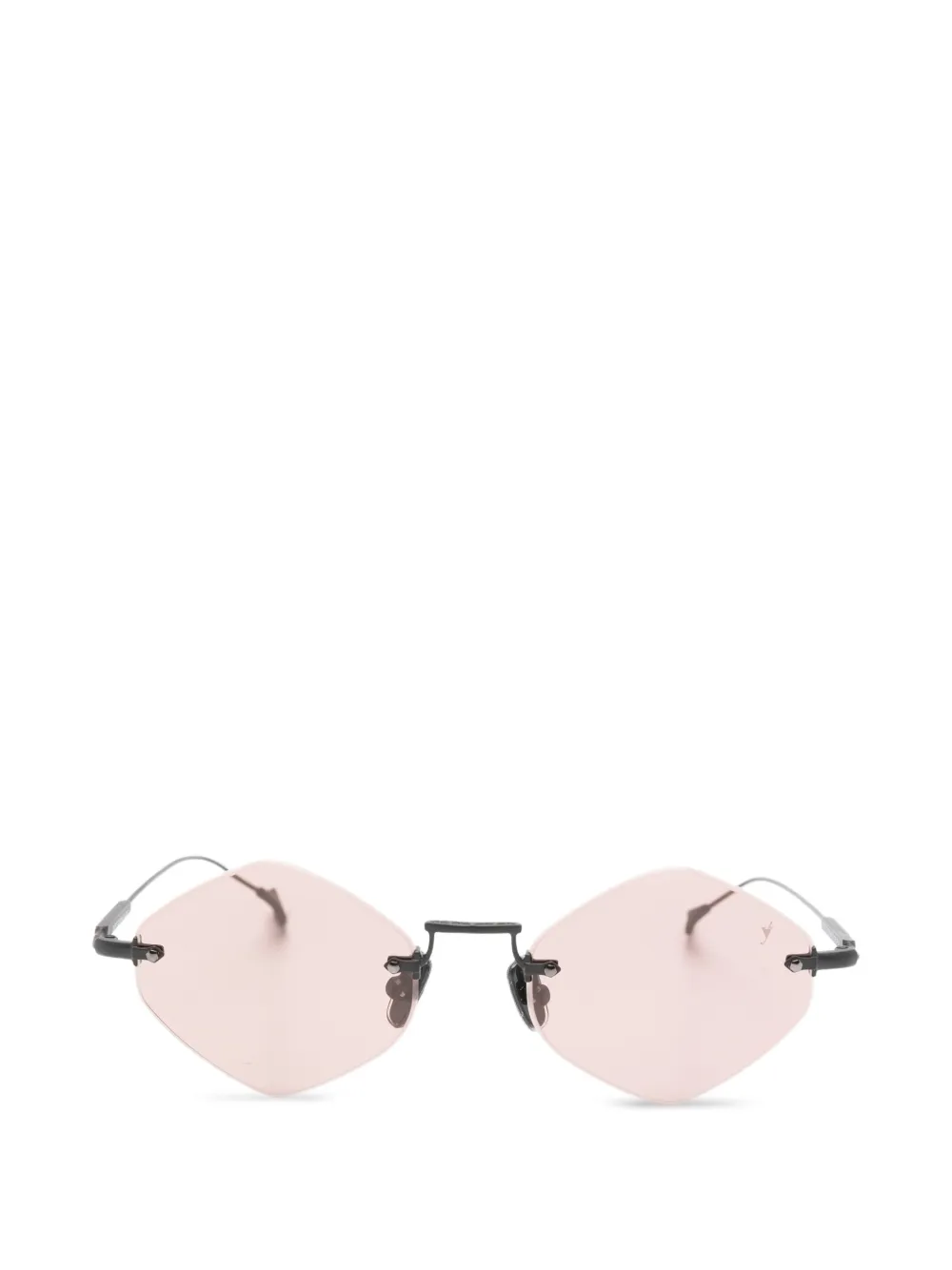 Eyepetizer Empire rimless geometric sunglasses - Nero