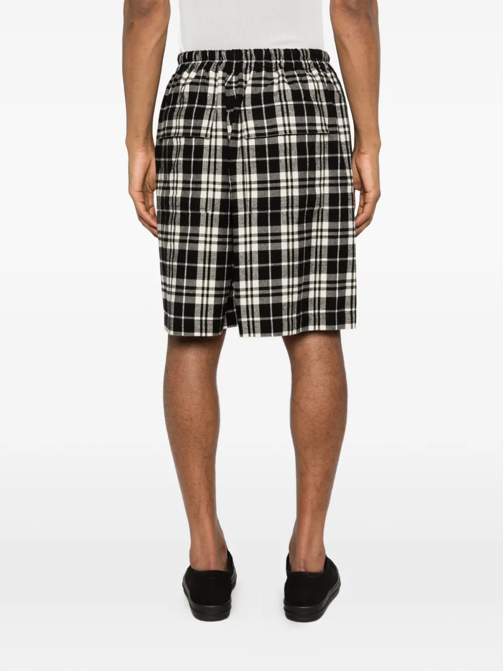 Rick Owens Kiltshorts shorts met elastische tailleband Zwart