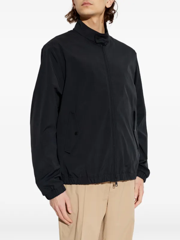 MONCLER BLACKジップアップジャケット Moncler Typeray Patch Pocket Jacket | Black | FARFETCH SG