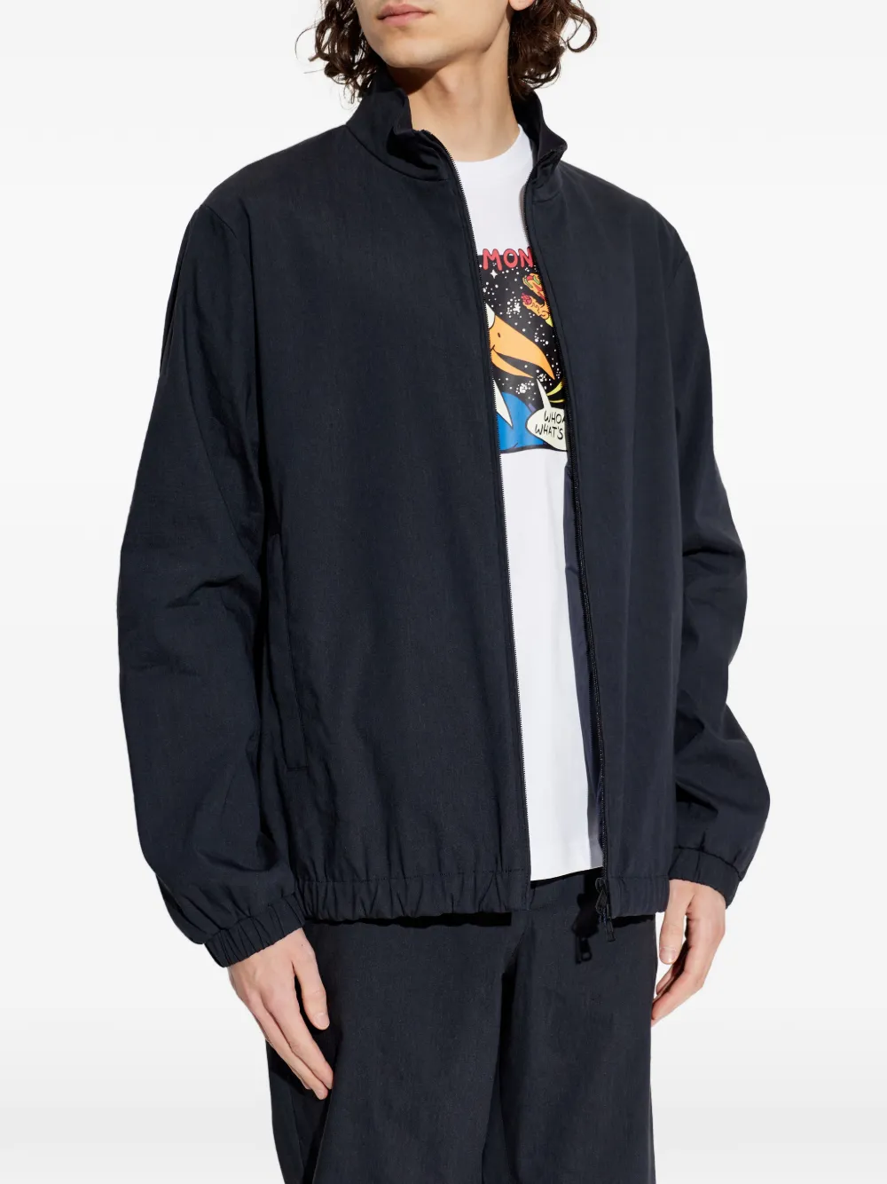 Moncler Bonavent windjack met rits Blauw