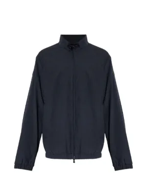Prada Cotton Blouson Jacket | Black | FARFETCH