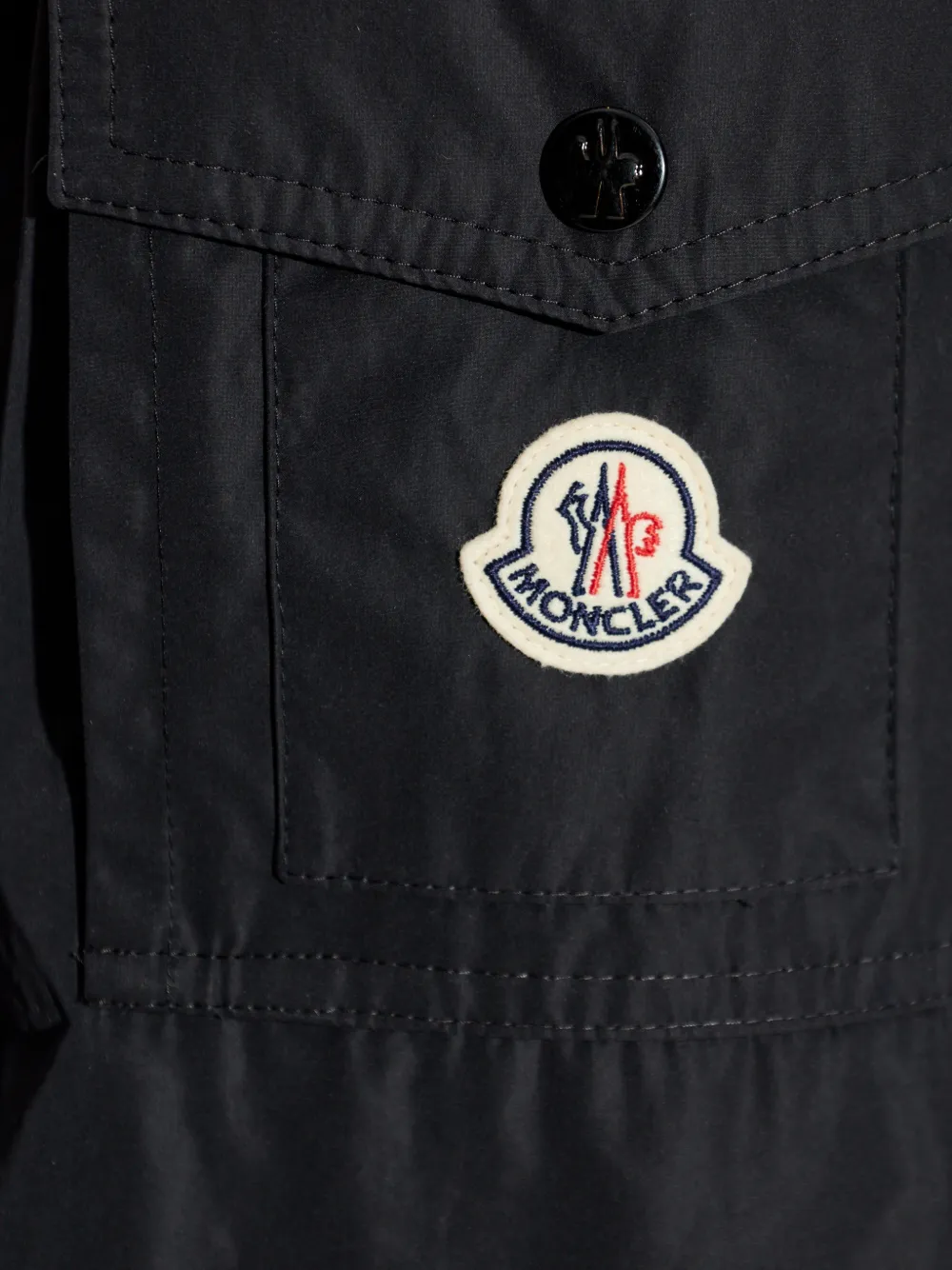Moncler Sayan jack met ritszak Zwart