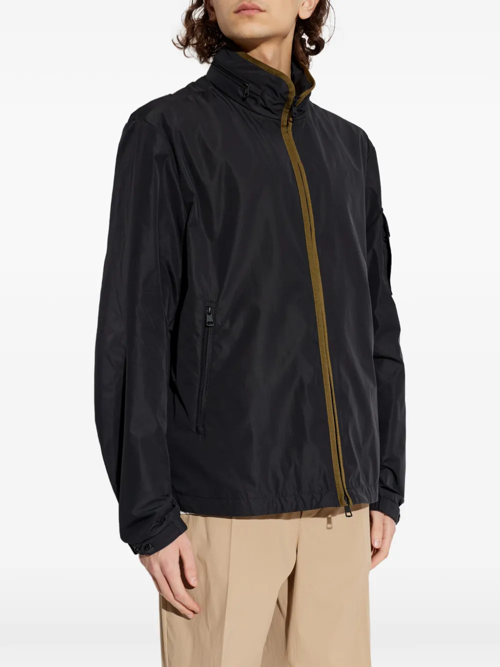 Moncler Sayan jack met ritszak Zwart