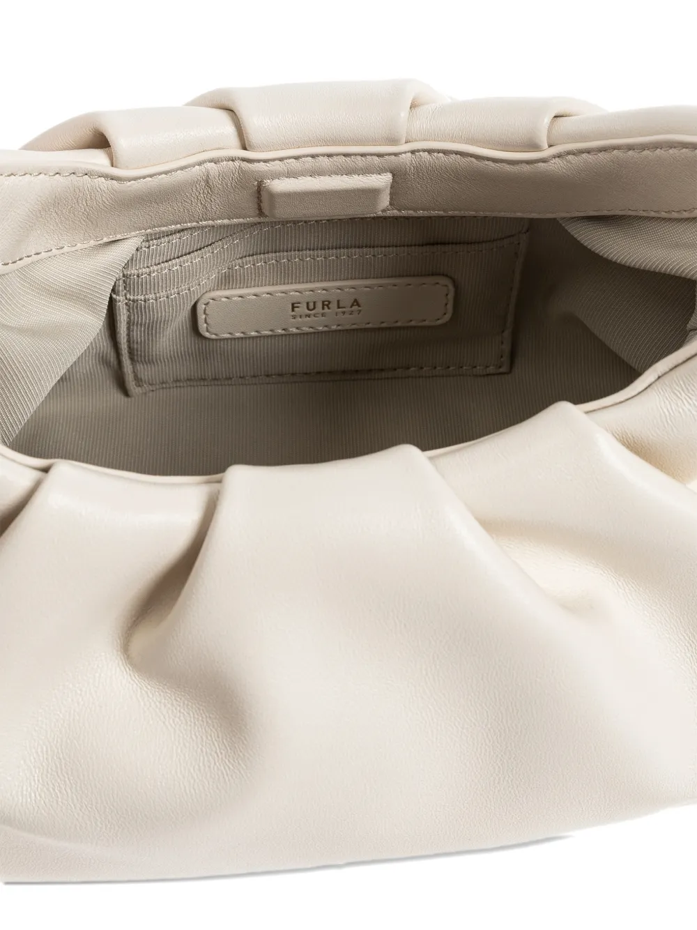 Furla Delia レザーショルダーバッグ | ホワイト | FARFETCH JP