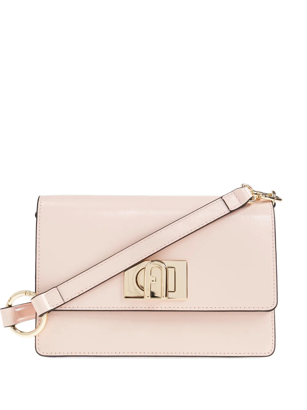 Furla logo clasp shoulder bag - Rosa