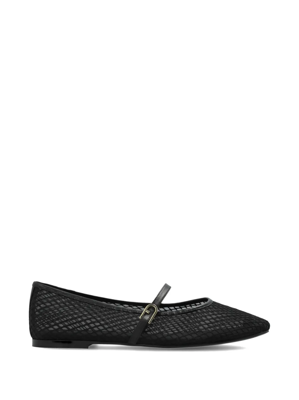 Furla Etoile net ballet flats - Nero