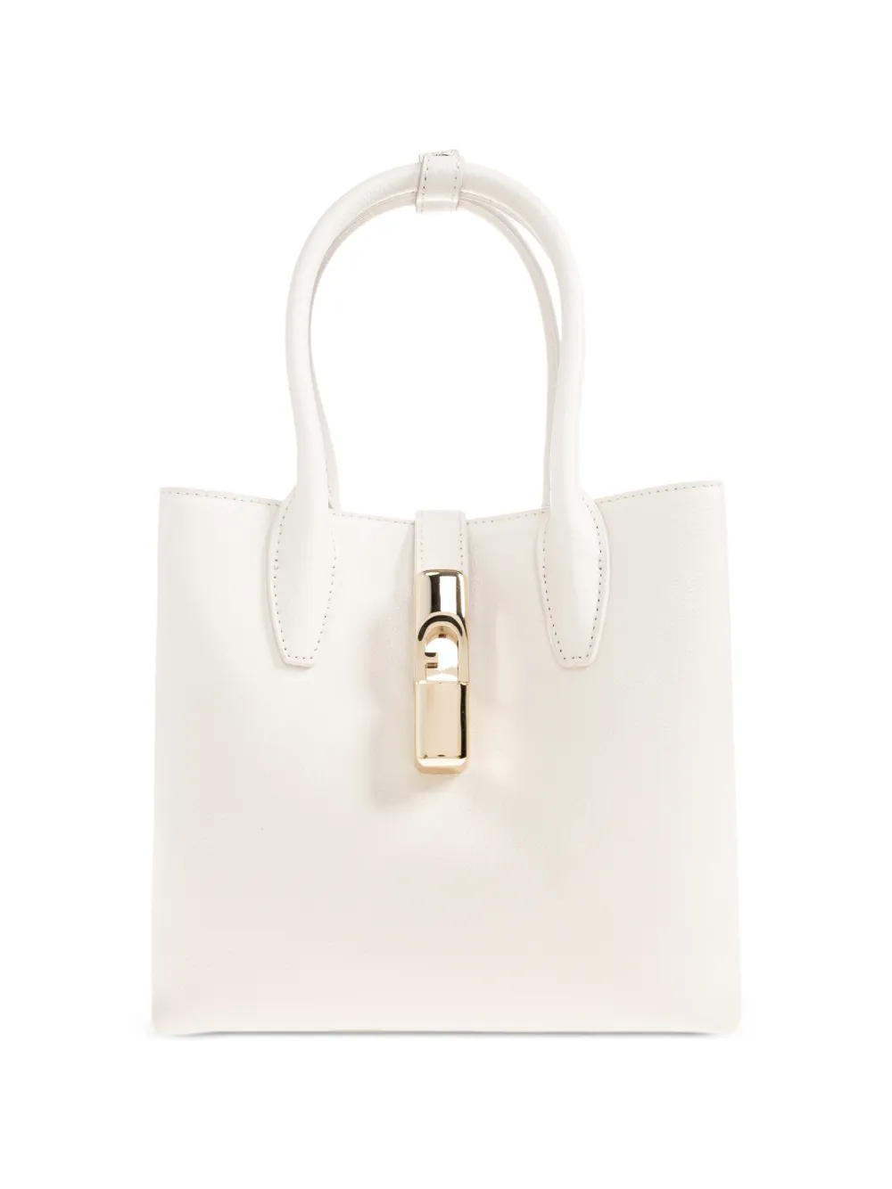 Furla top-handle padlock tote bag - Toni neutri