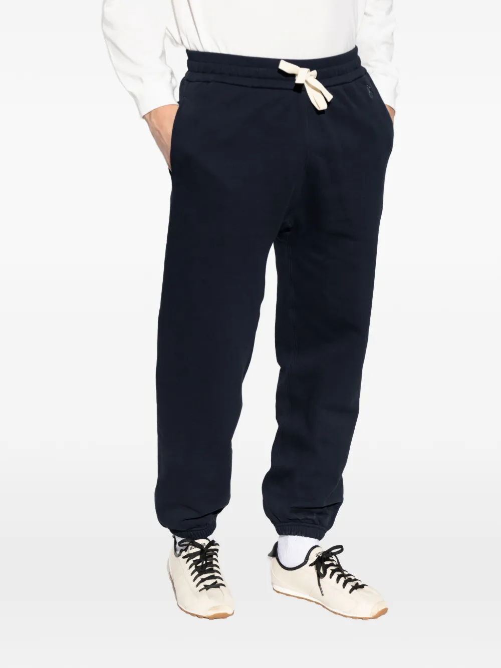  Jil Sander Drawstring-embroidered Track Pants - Blue 