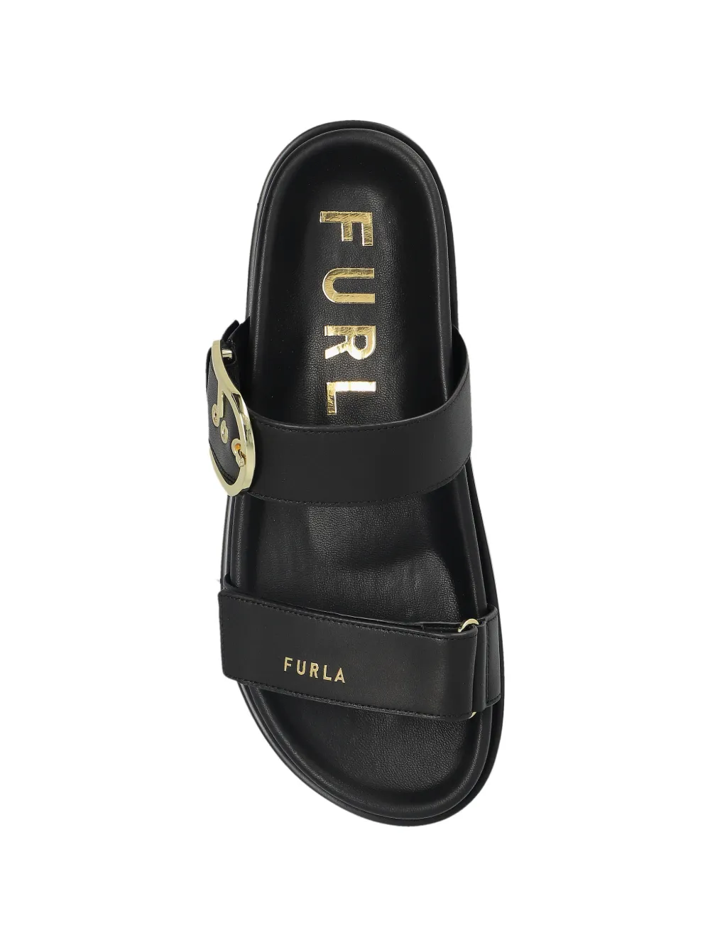 Furla Sandalen met gespbandje Zwart