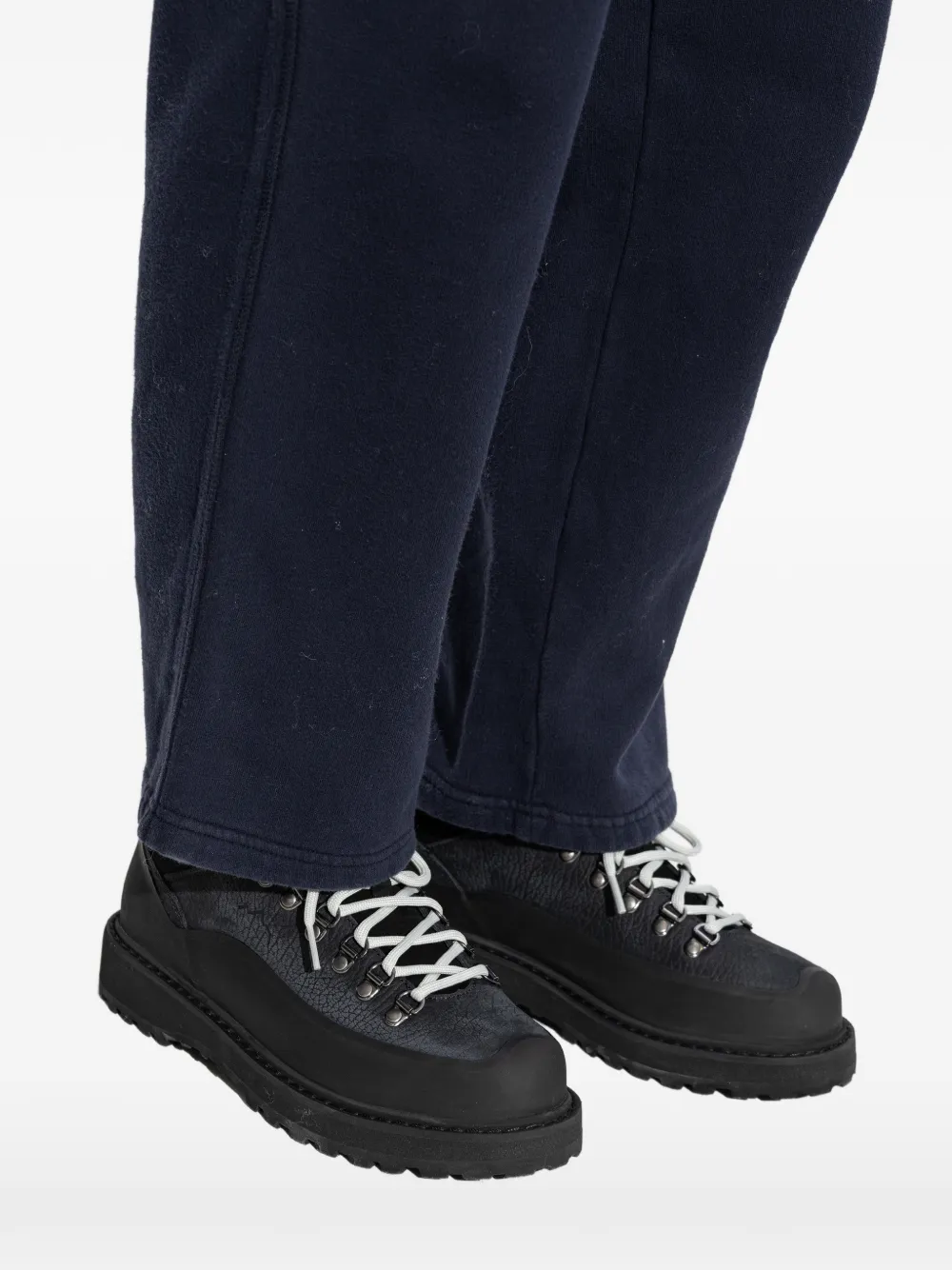 Diemme Cornaro Gomma lace-up leather sneakers Zwart