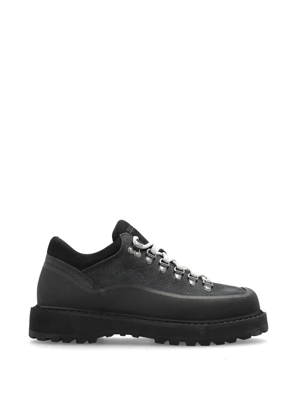 Diemme Cornaro Gomma lace-up leather sneakers Zwart