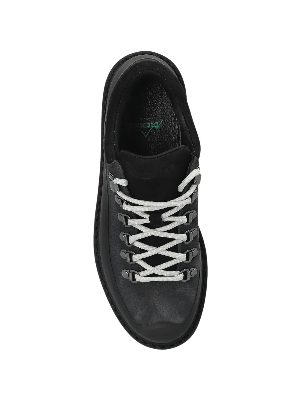 Diemme Cornaro Gomma lace-up leather sneakers Zwart
