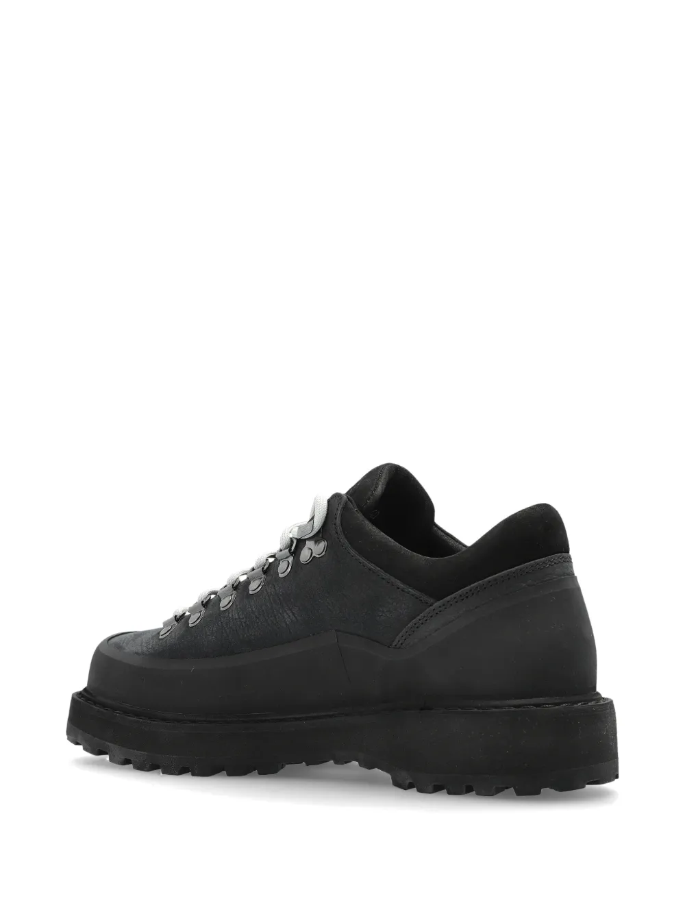 Diemme Cornaro Gomma lace-up leather sneakers Zwart