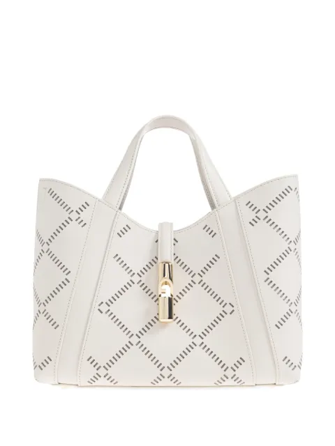 Furla Goccia perforated handle small tote bag