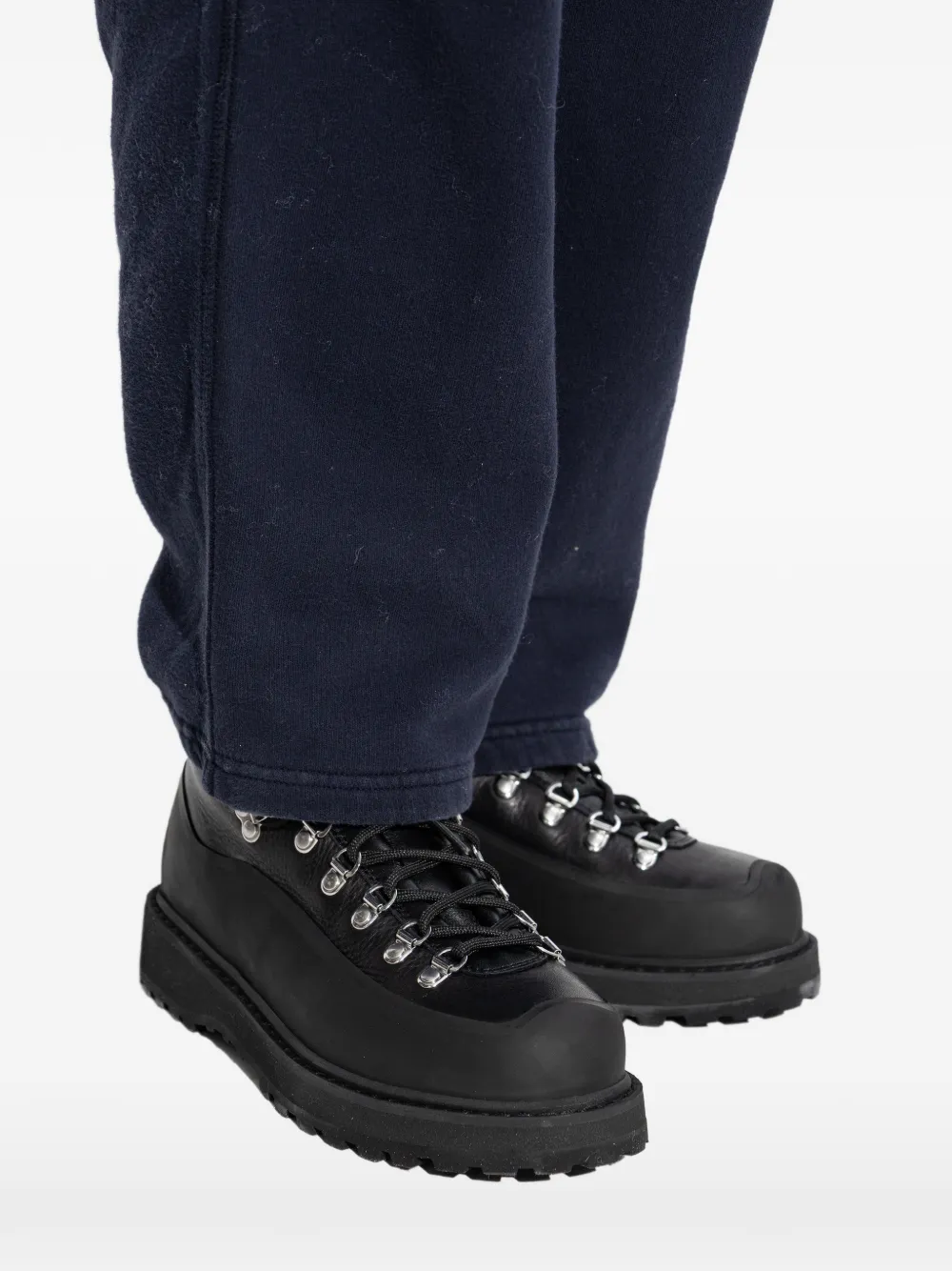 Diemme Roccia Vet Gomma leather sneakers Zwart