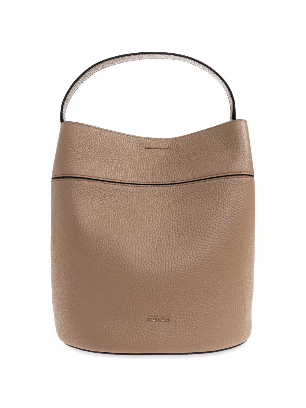 Furla Amelia bucket-tas met draaislot Beige