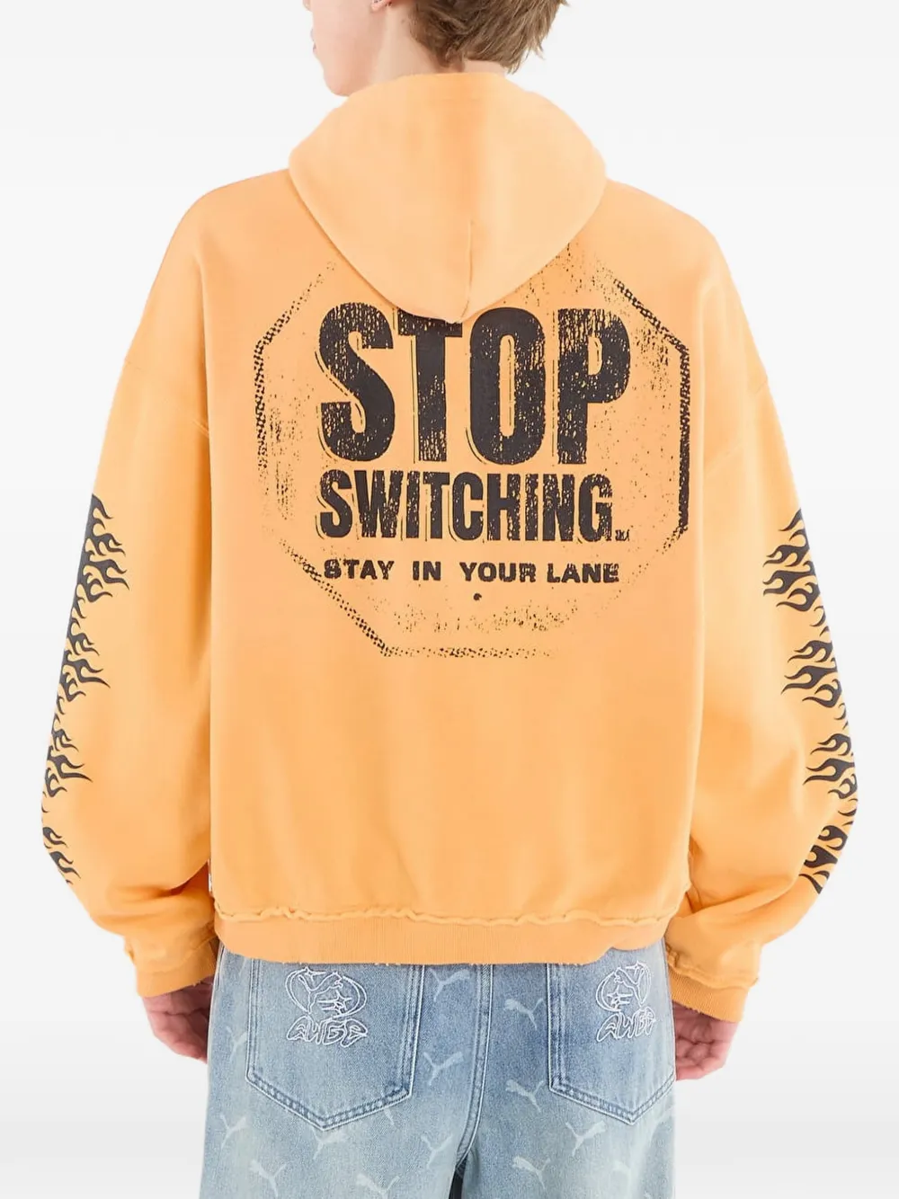 PUMA x Fast & Furious hoodie met grafische print Oranje