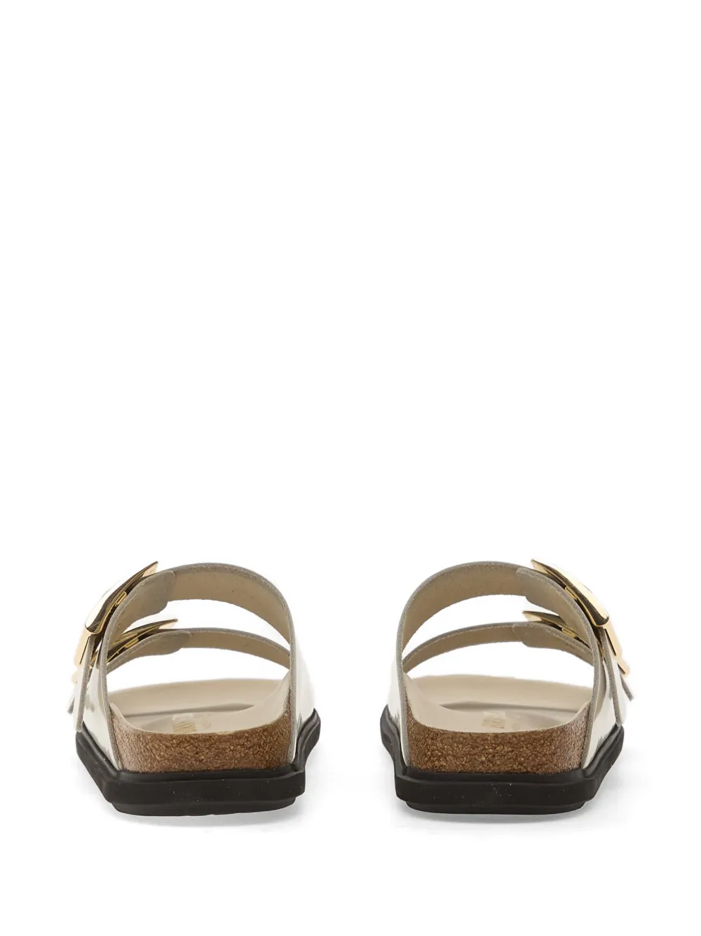 Birkenstock Arizona leren sneakers met gesp Beige