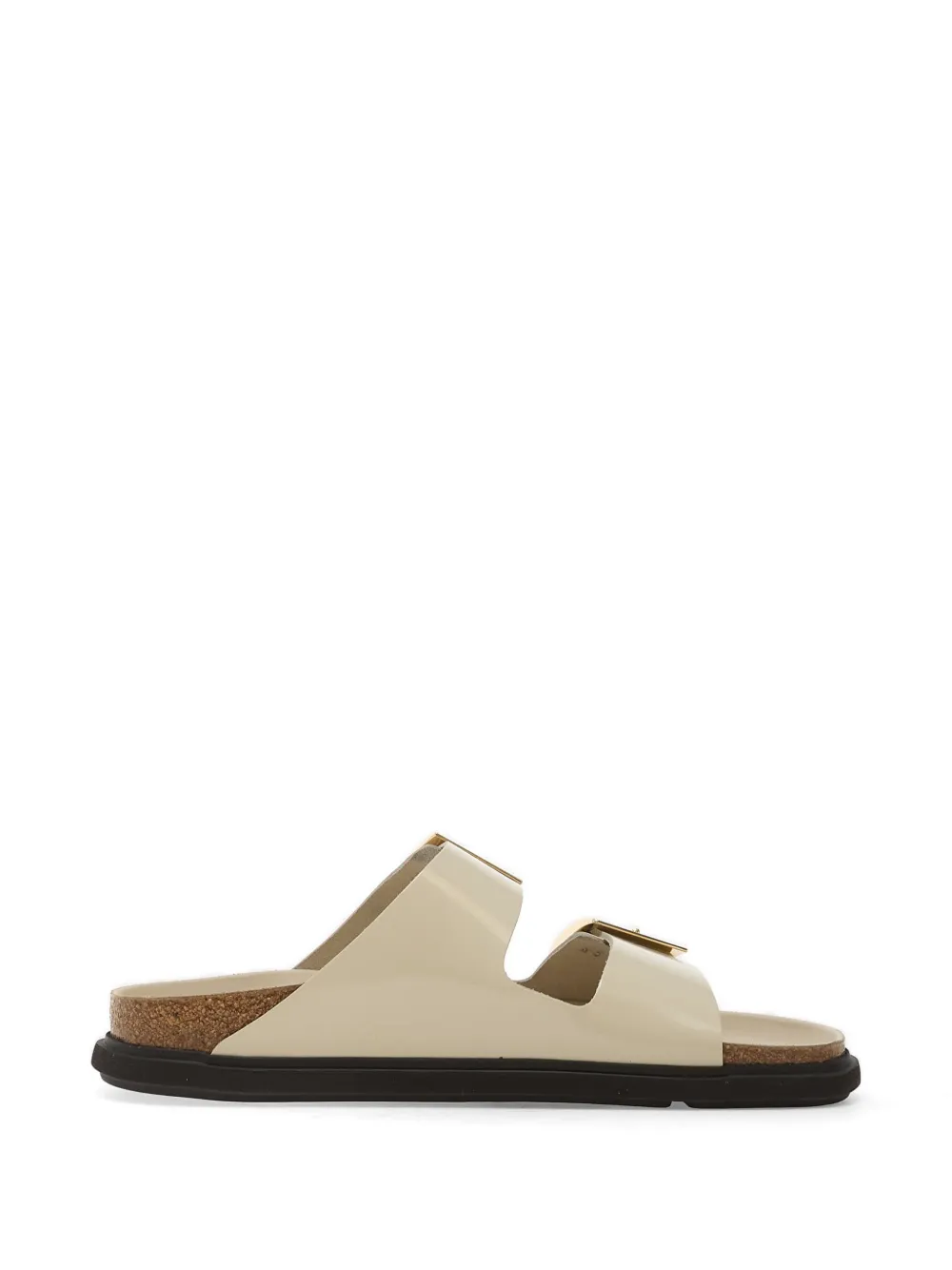Birkenstock Arizona leren sneakers met gesp Beige