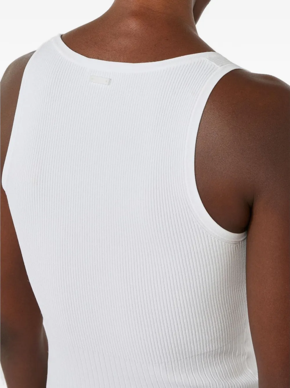 Max Mara Tanktop met diepe ronde hals Wit