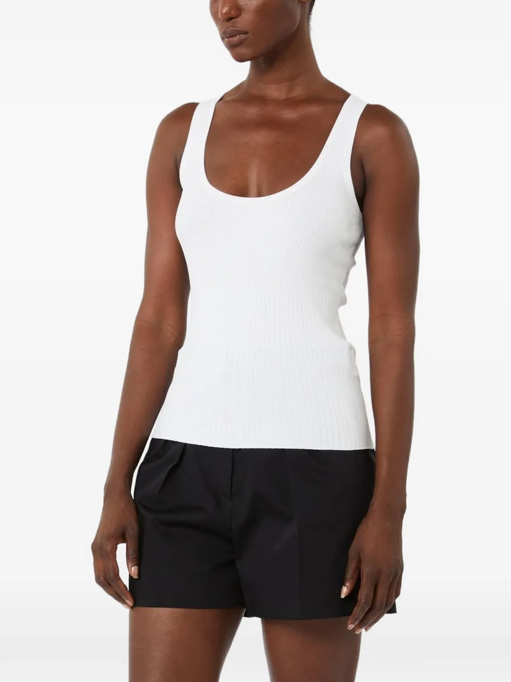 Max Mara scoop-neck tank top - Weiß