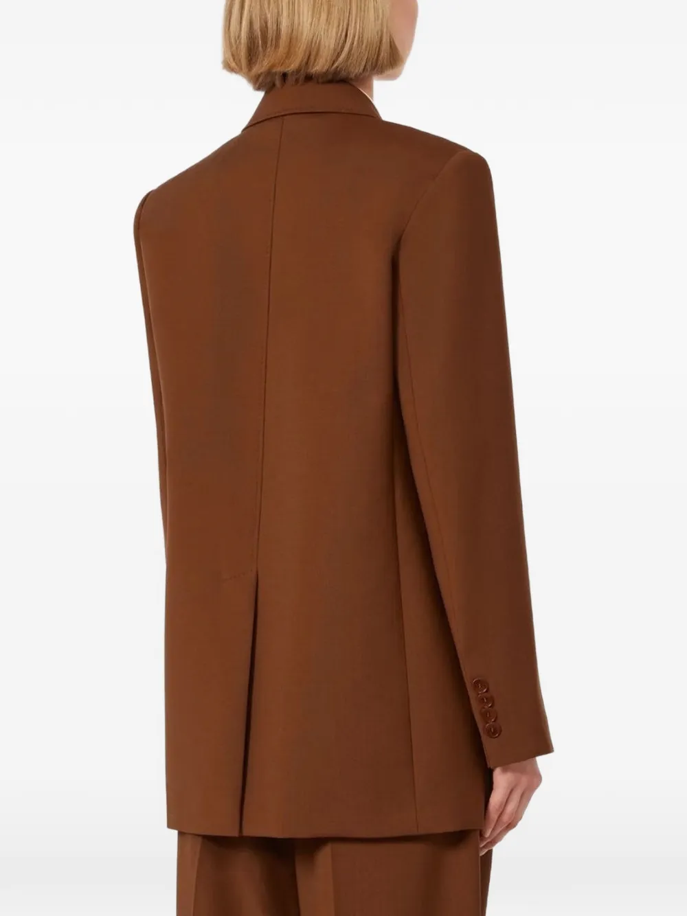 Max Mara MSTBALCO blazer met enkele rij knopen Bruin