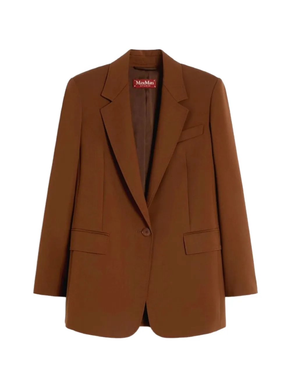 Max Mara MSTBALCO single-breasted blazer - Marrone
