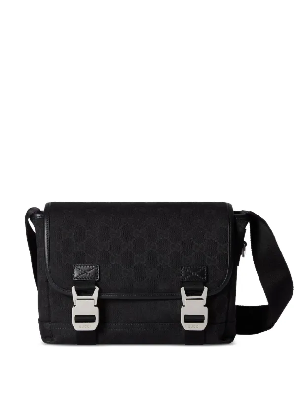 Gucci GGキャンバス ショルダーバッグ S | ブラック | FARFETCH JP