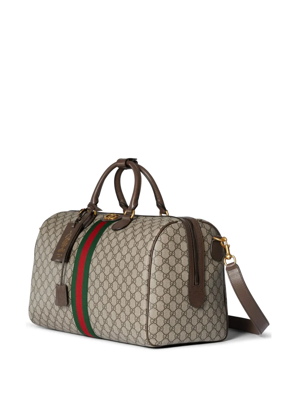  Gucci Savoy Gg-pattern Medium Tote Bag - Neutrals 