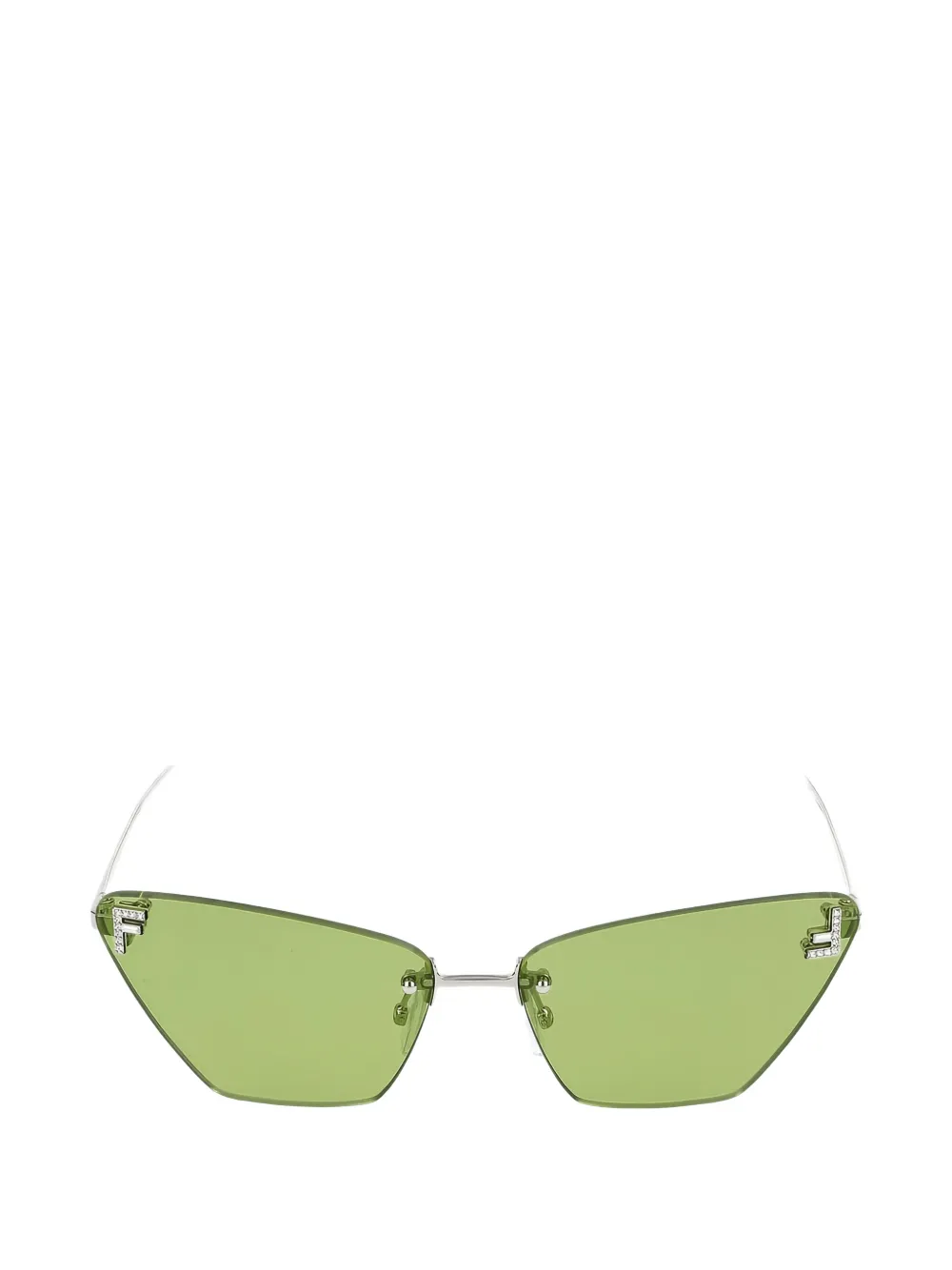 FENDI cat-eye-frame sunglasses - Verde