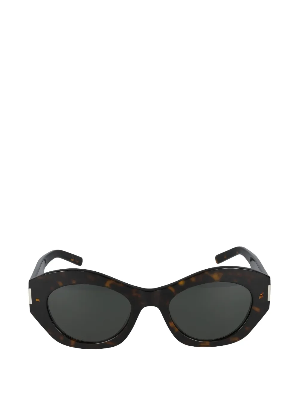 Saint Laurent Eyewear geometric-frame sunglasses - Marrone