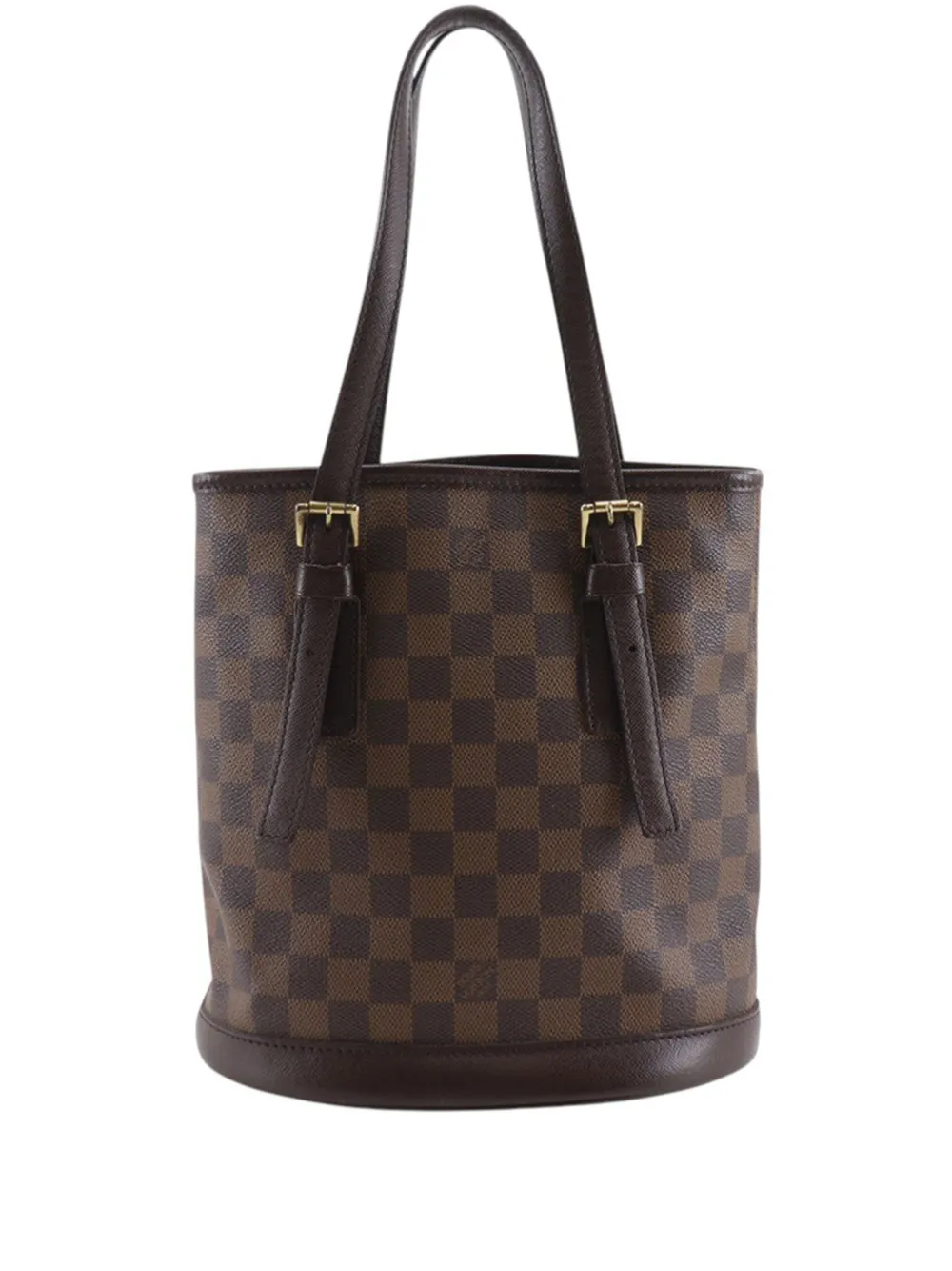Louis Vuitton Pre-Owned 2004 Damier Ebene Marais bucket bag - Marrone