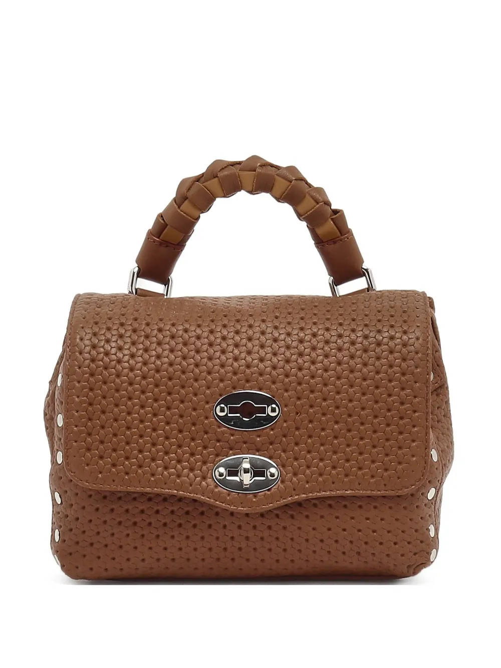 Zanellato mini Postina tote bag - Marrone