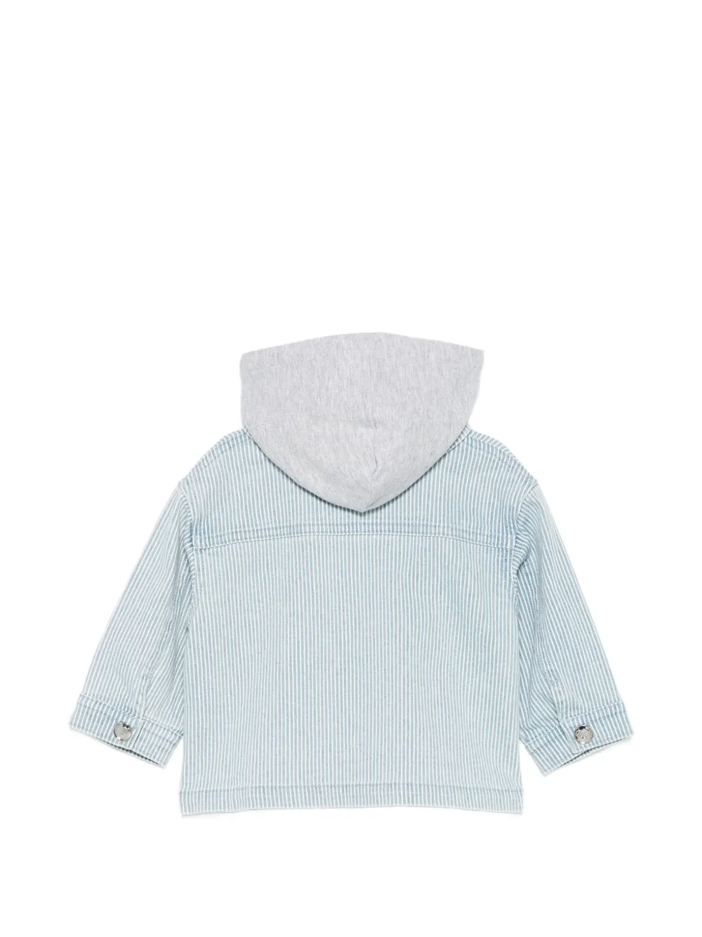Moschino Kids Gestreept jack met capuchon Blauw