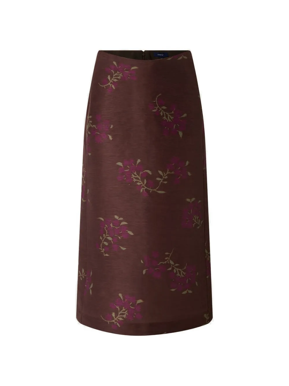 Soeur Helia floral-print skirt - Marrone