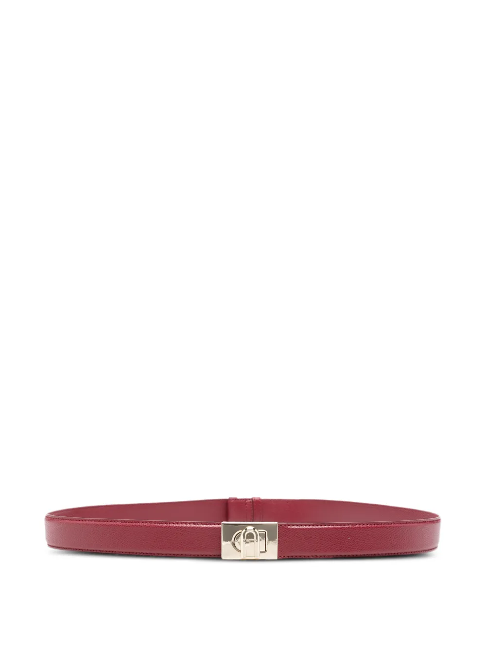Furla turn-lock belt - Rosso