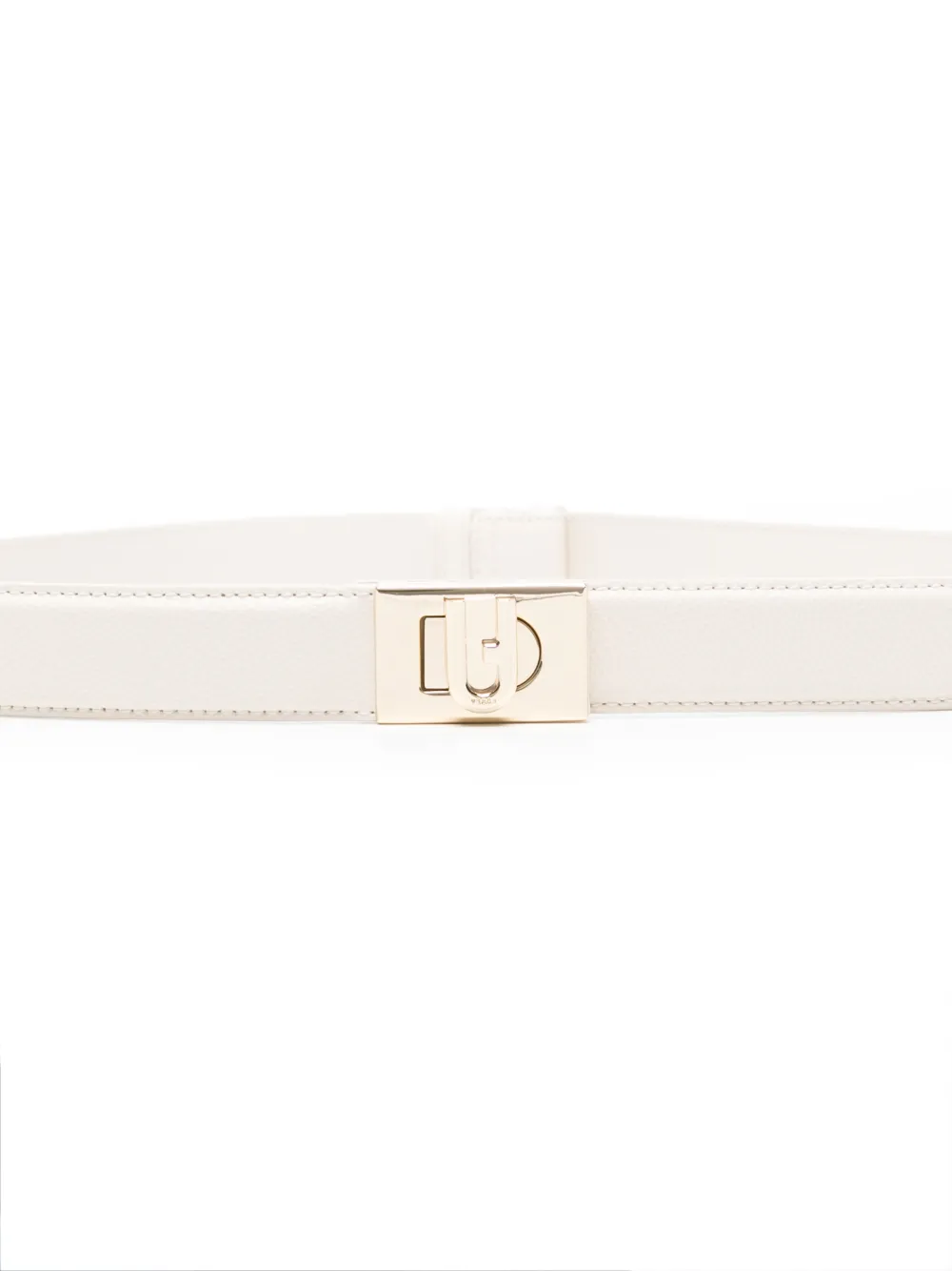  Furla Logo-buckle Belt - Neutrals 