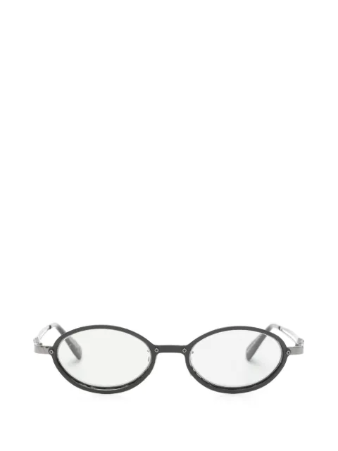 Kuboraum oval-frame sunglasses