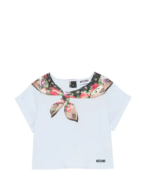Moschino Kids T-shirt con stampa foulard