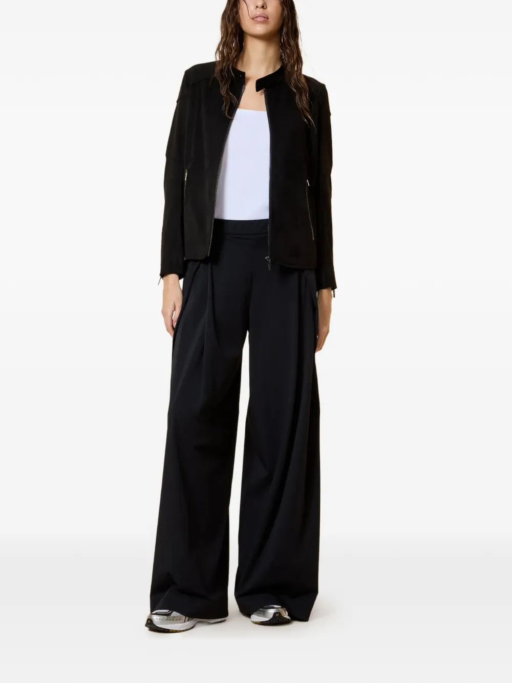  Rrd Pantalones Anchos - Negro 